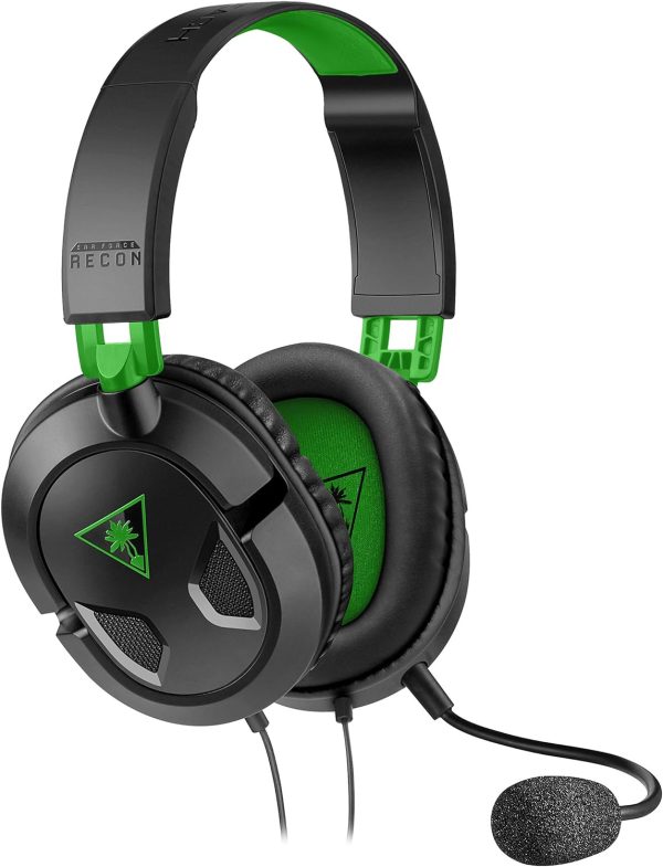 Turtle Beach Recon 50 Wired Gaming Headset - Xbox Series X|S, Xbox One, PS5, PS4, PlayStation, Nintendo Switch, Mobile & PC with 3.5mm - Removable Mic, 40mm Speakers, In-line Controls – Black - Image 2