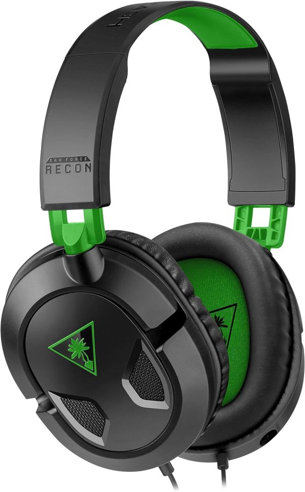 Turtle Beach Recon 50 Wired Gaming Headset - Xbox Series X|S, Xbox One, PS5, PS4, PlayStation, Nintendo Switch, Mobile & PC with 3.5mm - Removable Mic, 40mm Speakers, In-line Controls – Black - Image 3