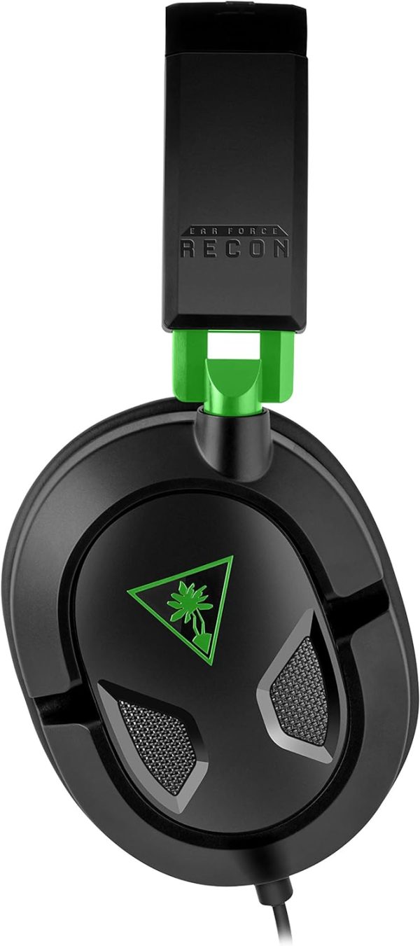 Turtle Beach Recon 50 Wired Gaming Headset - Xbox Series X|S, Xbox One, PS5, PS4, PlayStation, Nintendo Switch, Mobile & PC with 3.5mm - Removable Mic, 40mm Speakers, In-line Controls – Black - Image 5